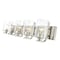 Z-Lite Beckett 5 Light Vanity, Brushed Nickel And Clear Seedy 492-5V-BN - alternate 5
